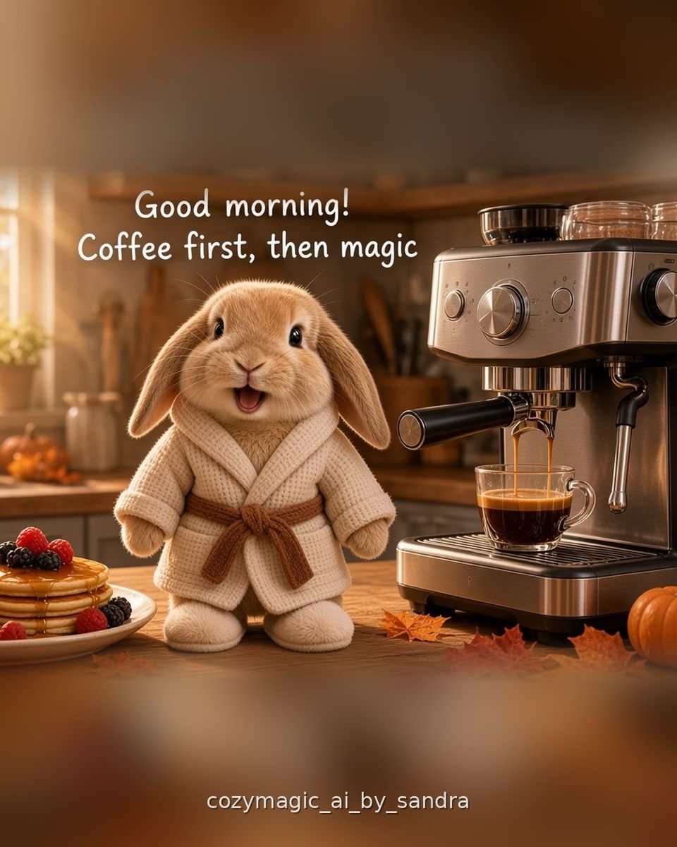 Latte in the morning
